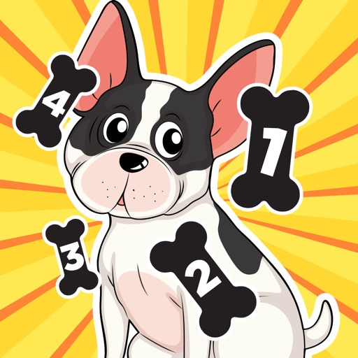 A Dog Counting Game for Children: Learn and play for nursery school