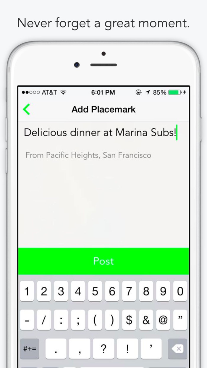 Placemark - A Journal for the Places You Go