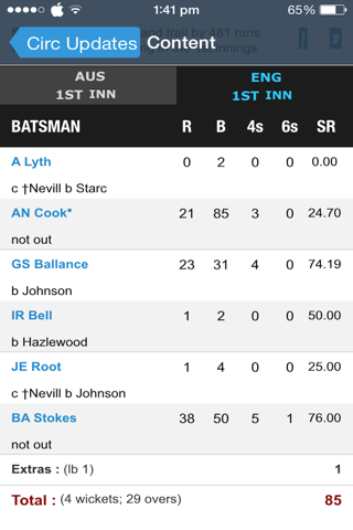 Cric Updates - Live Cricket Score and News screenshot 4