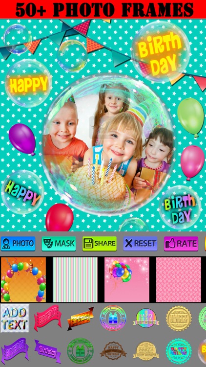 Happy Birthday Frames and Icons