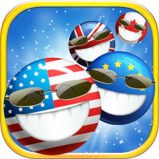 Bubble Pop Mania - smash hit flag heroes legend game free iOS App