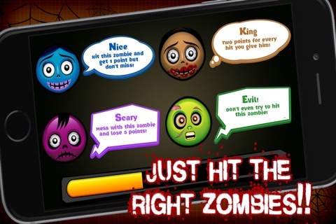 Whack A Zombie Hitman - For Kids! Thwack With Your Smashing Hammer! screenshot 2