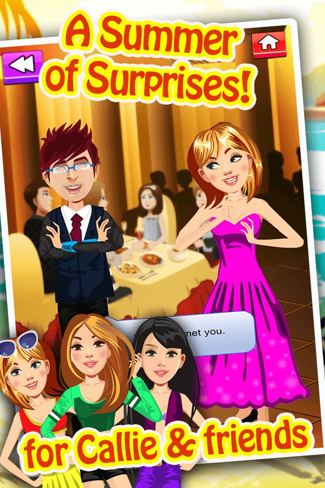 My Teen Life Summer Job Episode Game - The Big Fashion Makeover Cover Up Interactive Story Free screenshot 2