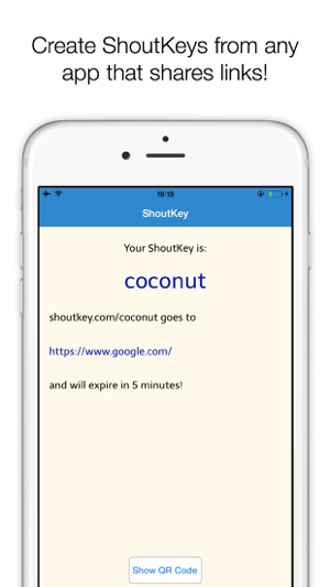 ShoutKey - share links with a shout(圖1)-速報App