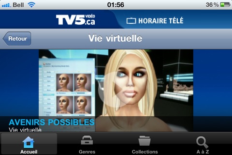 TV5Unis - Vidéo sur demande screenshot 3