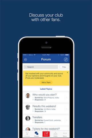Fan App for Ross County FC screenshot 2