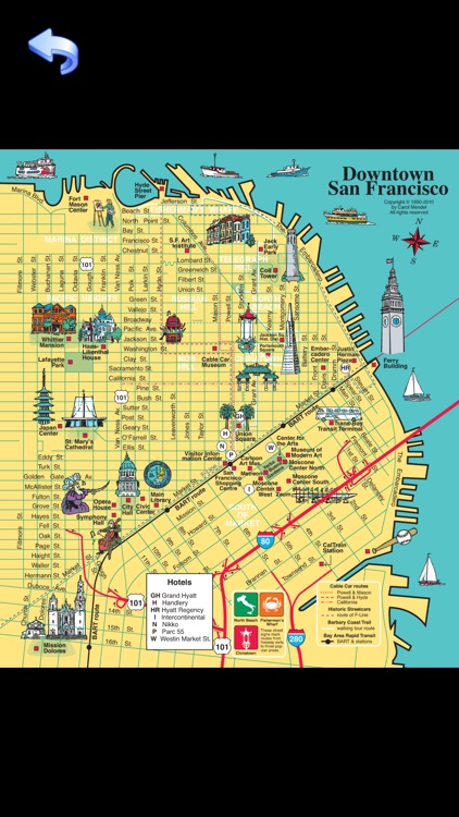 San Francisco Tour Guide: Best Offline Maps with StreetView and Emergency Help Info