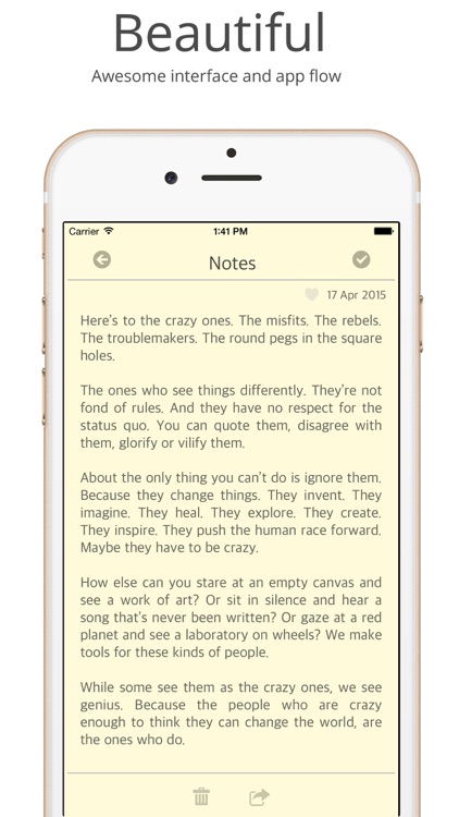 Notes - Captures your everyday notes