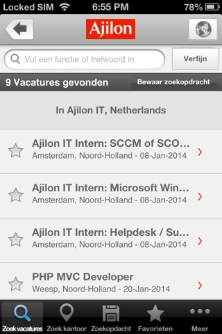 Ajilon Nederland screenshot 3