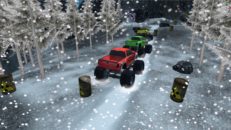 Super Snow Hill Climb Monster Trucks