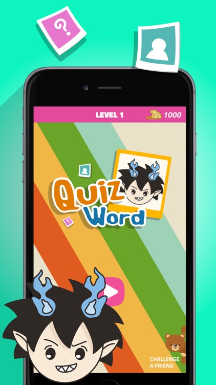 Quiz Word Blue Exorcist Edition - Best Manga Trivia Game Free screenshot-3