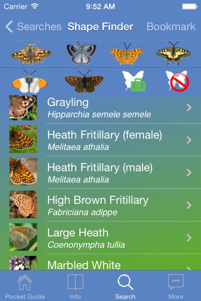 Pocket Guide UK Butterflies screenshot 3