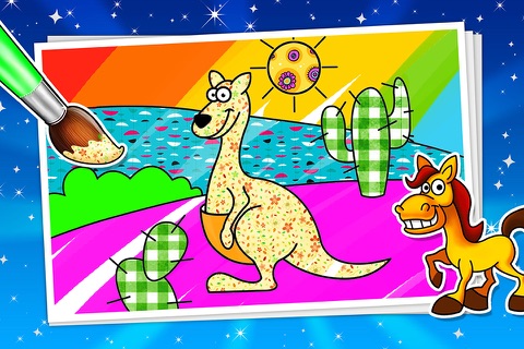 Safari Zoo Animal World Arts: Kids Colorbook screenshot 3