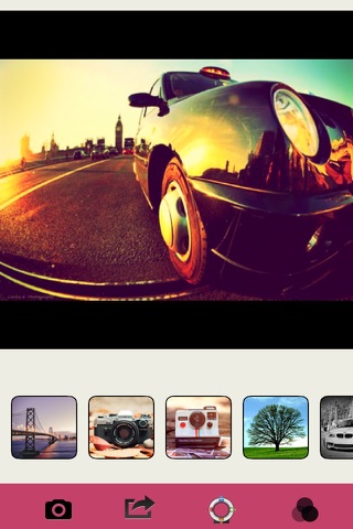 Fisheye Camera - Photo Editor, big lens For Mixing Filters, Textures and Light Colors screenshot 2