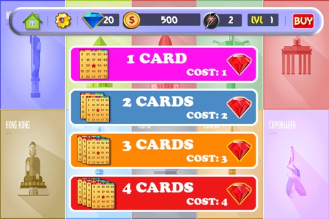 `` A Bingo World Jackpot Daub Free Blackout Coverall Cards screenshot 4