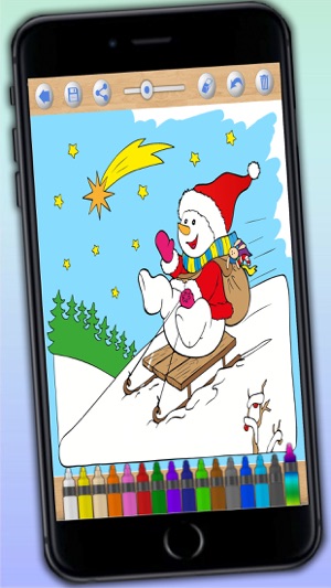 Christmas coloring book and xmas holidays pages from 3 to 6 (圖4)-速報App