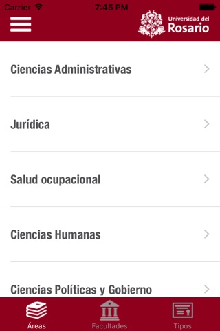 Universidad del Rosario screenshot 4