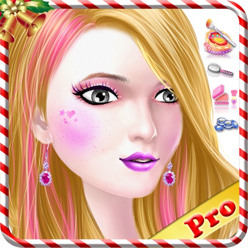Christmas Girl Shopping & Makeup Game Pro Icon