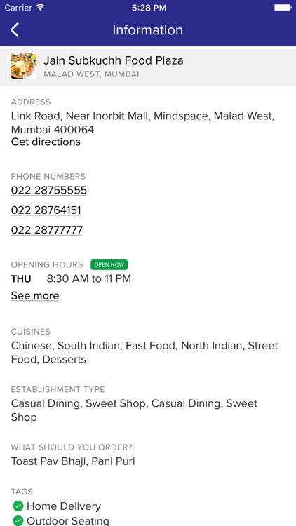 Jain Subkuchh Food Plaza screenshot-4