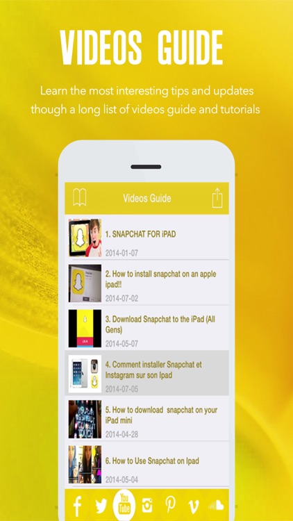 How To For Snapchat - iPad Edition