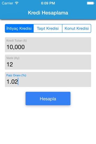 Kredi Hesaplama screenshot 2