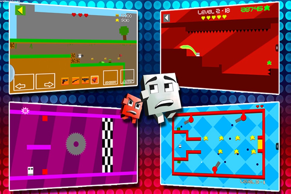 4 GAMES IN 1 PAC : YES 2 + Geometry Hero Jump + more screenshot 2