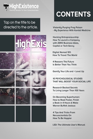 High Existence Magazine screenshot 2
