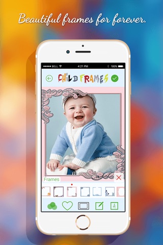 Cute Baby Frames - A Perfect Photo Editor screenshot 4