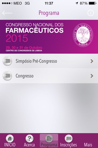 CNFarmacêuticos'2015 screenshot 2