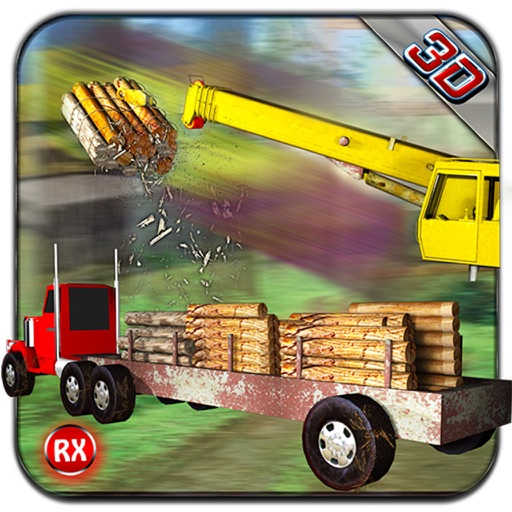 Transporter Truck Jungle Wood - Timber Trailer iOS App