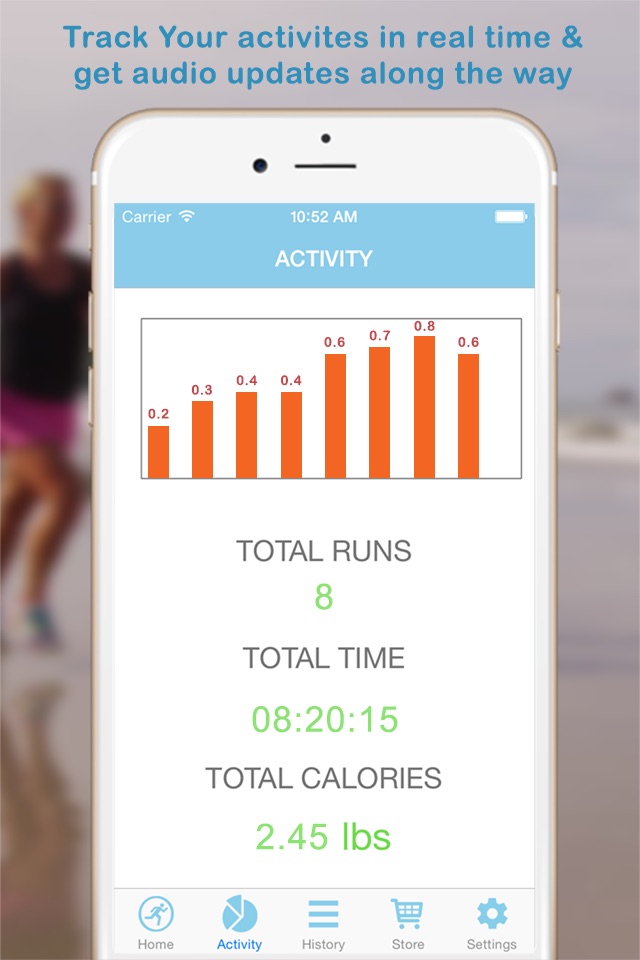GPS Running + Cycling Workout Tracking with Calorie Counting screenshot 3
