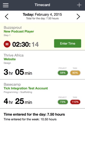 Tick (Time & Budget Tracking)