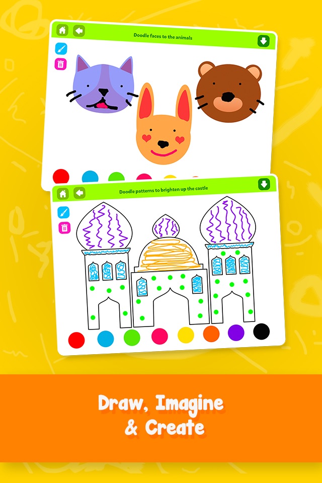 Doodle Fun ! Draw Play Color for Kids Boys & Girls screenshot 2