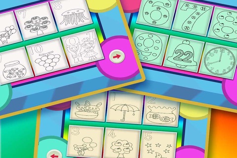 ABC Colouring Book 17 - Painting for the numbers from 0 to 9 screenshot 3