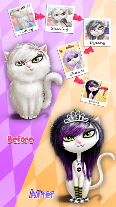 How to cancel & delete Animal Hair Salon, Dress Up and Pet Style Makeover - No Ads from iphone & ipad 2