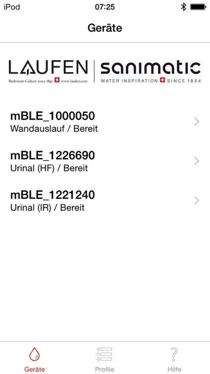 SmartControl LAUFEN&Sanimatic