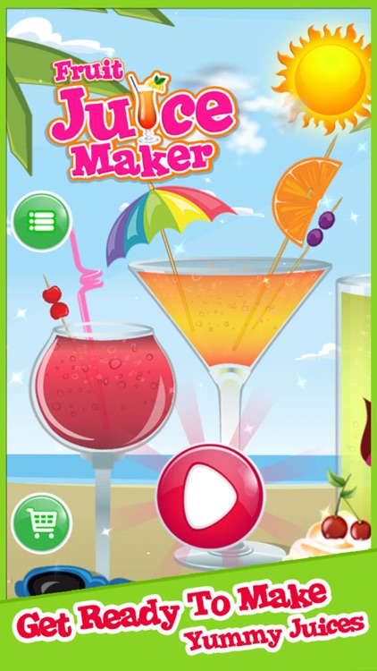 Fruit Juice Maker - Make Sweet Juices and Decorate Healthy Drinks & Shakes
