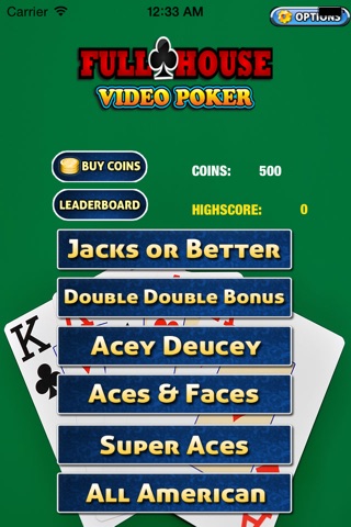 `` AAA22 Aces Full Double Double Bonus Video Poker screenshot 3