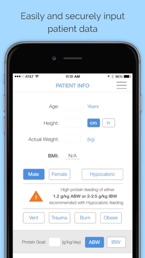 DoseRD - Tube Feeding Calculator