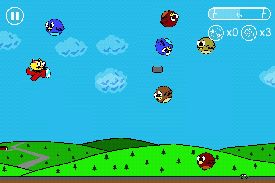 Kitty Launch – Smash Cannisters To Clear The Birdies From Your Path screenshot 2