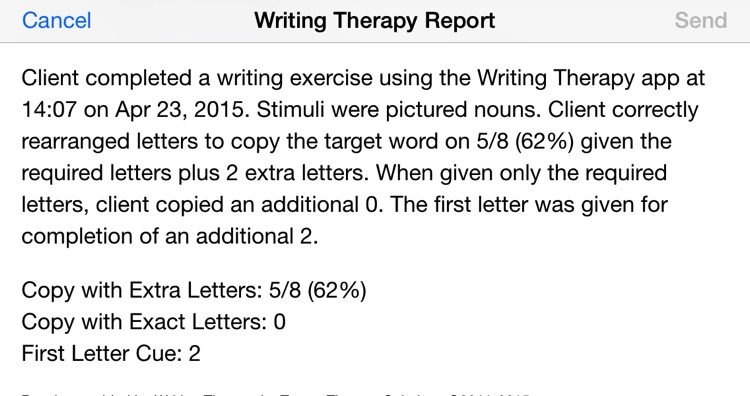 Writing Therapy – supported spelling practice for speech therapy screenshot-4