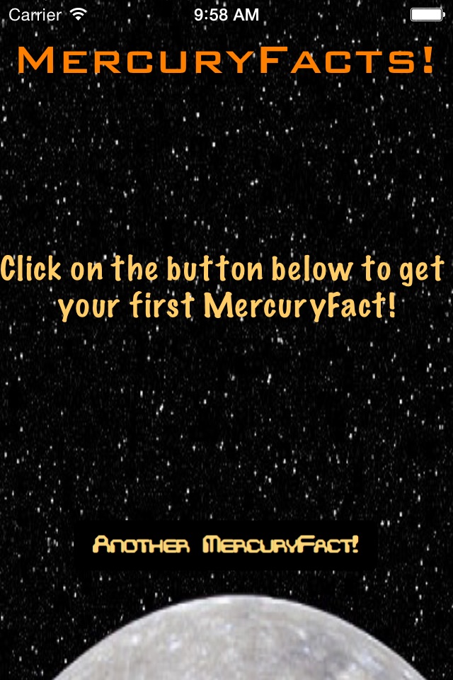 MercuryFacts! screenshot 2