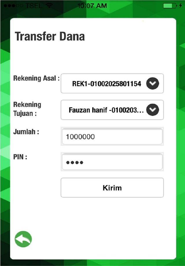 Bank Aceh m-Banking screenshot 4