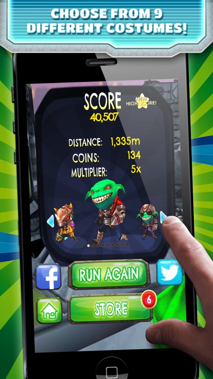 Outer Space Gremlin Attack - PRO - Sci Fi Endless Runner Game screenshot-3