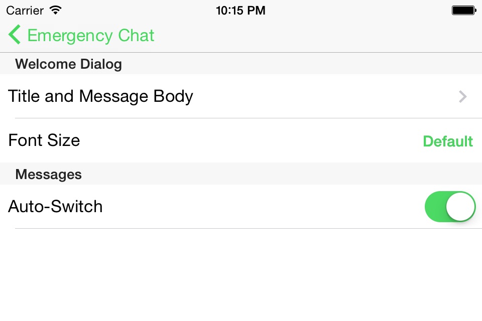Emergency Chat screenshot 3