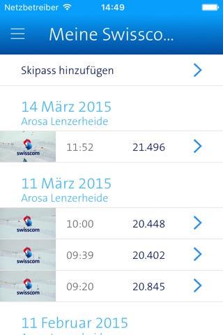 Swisscom Skimovie screenshot 4