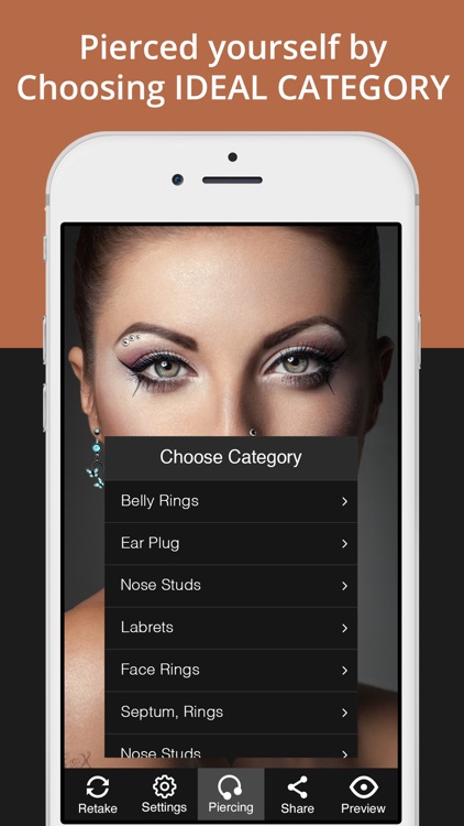Body Piercing Booth PRO - Put Virtual Piercings on Body Parts & Face!