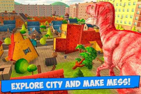 Cartoon Dino Crash 3D screenshot 3