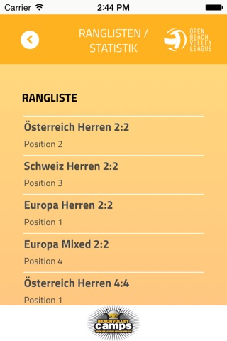 Open Beachvolley League screenshot 3