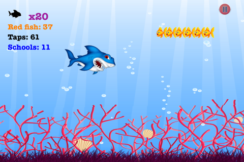 Tappy Shark - A Great White Shark vs Tiny Fish Challenge Free screenshot 4